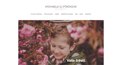 Desktop Screenshot of michaelaptackova.cz